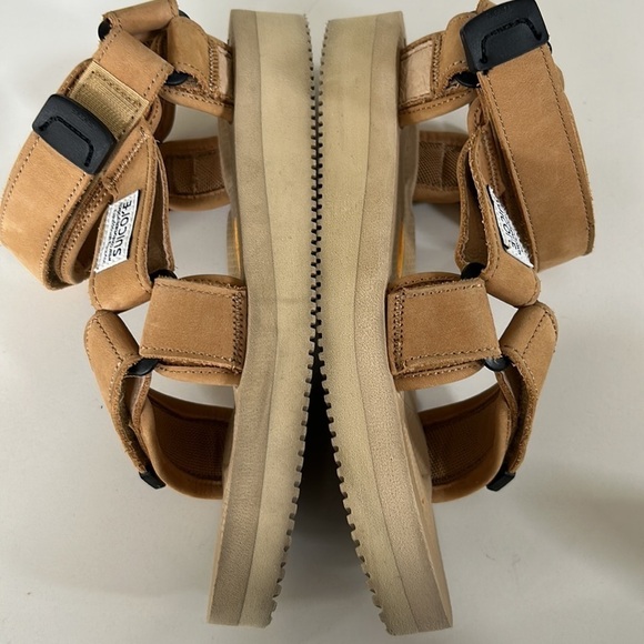 Suicoke Depa Sandals Tan Beige Velcro V2NU Color size 5 / 6 - Picture 11 of 13